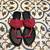 Black and fuschia pink kolhapuri