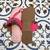 Light pink and neon pink kolhapuri