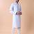 Mandarin collar embroidered thread work kurta