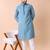 Mandarin collar straight cotton kurta