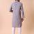 Mandarin collar straight cotton kurta
