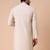 Men's mandarin collar embroidered cotton straight kurta