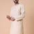 Men's mandarin collar embroidered cotton straight kurta