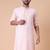 Men's mandarin collar embroidered cotton straight kurta