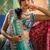 Aqua Blue satin Party wear Embroidered Work Lehenga Choli