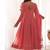 Heavy faux georgette with lukhnowi sequence work anarkali set