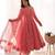 Heavy faux georgette with lukhnowi sequence work anarkali set