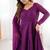 Heavy faux georgette with lukhnowi sequence work anarkali set