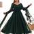 Green pure faux georgette lukhnowi sequence work anarkali set
