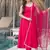 Ranipink romansilk chanderi plain fully flair anarkali suit
