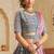 Grey Silk Sequins embroidery Semi Stitched Lehenga choli Dupatta