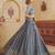 Grey Silk Sequins embroidery Semi Stitched Lehenga choli Dupatta