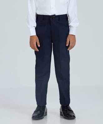 sequence suit set full sleeves blazer, shirt, pant and waist coat with bow tie - navy blue 5