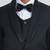 sequence suit set full sleeves blazer, shirt, pant and waist coat with bow tie - black