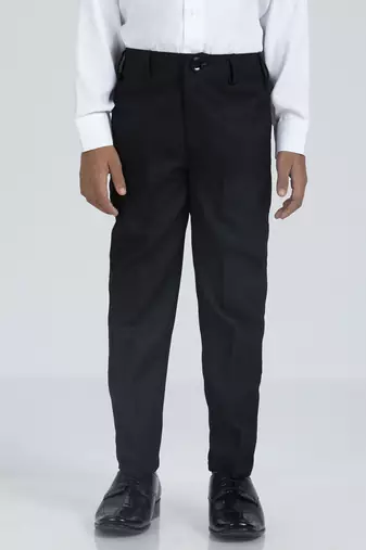 sequence suit set full sleeves blazer, shirt, pant and waist coat with bow tie - black