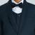 charm in sequence suit set full sleeves blazer, shirt, pant and waist coat with bow tie - tblue
