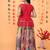 Trendy Georgette Kediya Style Embroidery And Digital Printed Pink Readymade Lehenga Choli