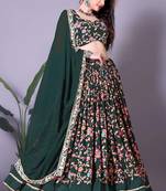 Multicolor  Heavy Latest  Festival Wear Lehenga Choli