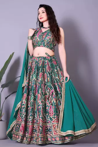 Muticolor Tranding  Designer Lehenga Choli with Fancy Blouse