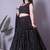 Black Heavy Party Wear Sequence Work Lehenga Choli