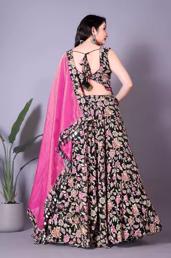 Multicolor Heavy Lehenga Choli with Fancy Blouse