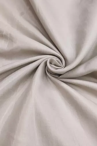 Women's beige sequence digital position print viscose organza dress material