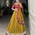 mustard Rayon Chaniya Choli with Gotta Patti Work