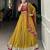 mustard Rayon Chaniya Choli with Gotta Patti Work