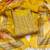 Women's yellow unstitched weaving & handwork banarasi dress material (msmfc11575c)