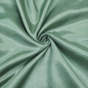 Women's sea green thread embroidery premium roman cotton dress material 4