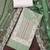 Women's light green unstitched thread handwork embroidery premium roman cotton dress material (msmfc11581a)