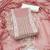 Women's pink unstitched thread handwork embroidery premium roman cotton dress material (msmfc11581c)