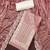 Women's pink unstitched thread handwork embroidery premium roman cotton dress material (msmfc11581c)