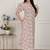 Miravan womens puff sleeve pure cotton printed maxi dress