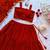 Vibrant Red Solid Pure Georgette Lehenga with Huge Flair and Canvas Patta | Ethnic Tiered Style | With Blouse