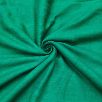 Women's sea green thread sequence zari embroidery fandy silk dress material 4