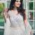 Grey Silver Shaded Georgette Silk Lehenga with Heavy Sequins Work | Designer Party Wear Lehenga Choli with Blouse