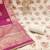Women's off white unstitched weaving digital print handwork mal chanderi dress material (msmfc11583a)