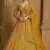 Mustard Yellow Heavy Thai Silk Lehenga with 9mm Sequins and Dori Work | Designer Wedding Wear Lehenga Choli with Blouse