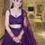 Purple Net Lehenga with Heavy Sequins and Dori Work | Designer Party Wear Wedding Lehenga Choli with Blouse