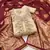 Women's beige weaving digital print handwork mal chanderi dress material