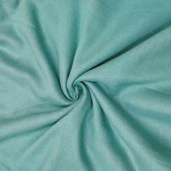 Women's sea green thread handwork embroidery premium roman cotton dress material 4
