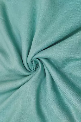 Women's sea green thread handwork embroidery premium roman cotton dress material