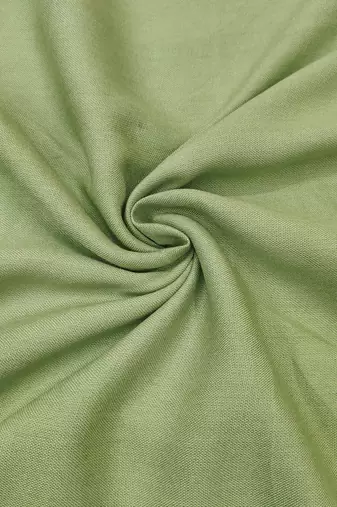 Women's light green thread handwork embroidery premium roman cotton dress material