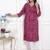 Miravan womens bandhej printed rayon kurti magenta