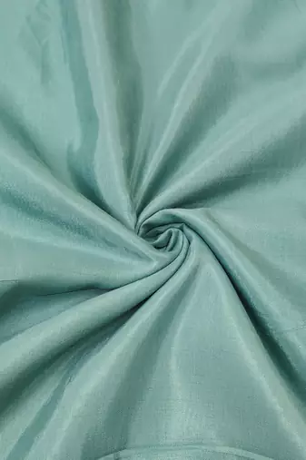 Women's sea green handwork premium roman cotton dress material