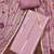 Women's purple unstitched handwork premium roman cotton dress material (msmfc11586d)