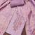 Women's levender unstitched handwork & woven jaam cotton dress material (msmfc11587c)