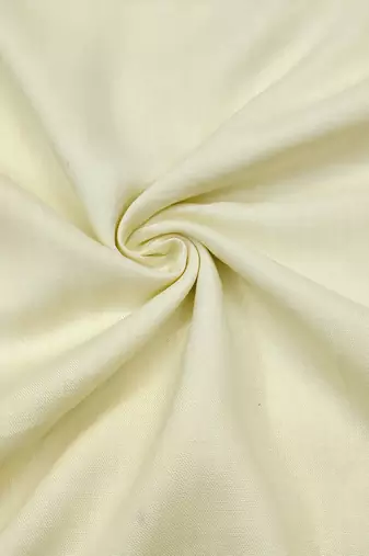 Women's white thread embroidery handwork glass organza dress material