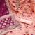 Women's peach unstitched weaving digital print handwork modal banarasi jacquard dress material (msmfc11591b)